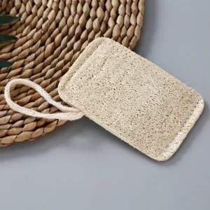 Une Éponge de Cuisine Réutilisable Écologique – Fait Main en Loofah Naturelle, Multi-couches, Brosse de Nettoyage Anti-Huile pour Vaisselle