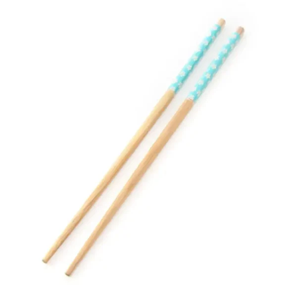 Paquet de 1 Paire de Baguettes Réutilisables en Bambou Naturel 24cm – Fait Main, Idéales pour Sushi et Hot Pot – Image 9