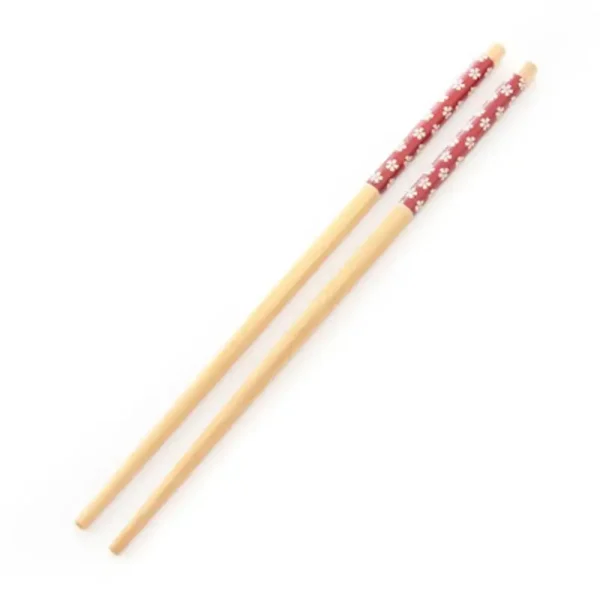 Paquet de 1 Paire de Baguettes Réutilisables en Bambou Naturel 24cm – Fait Main, Idéales pour Sushi et Hot Pot – Image 8