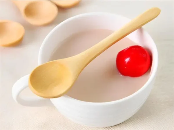 Cuillères en Bambou - 6/1 Pièces - Ustensiles de Cuisine en Bois pour le Thé, Café, Condiments et Service - Idéales pour la Cuisine et la Maison – Image 18