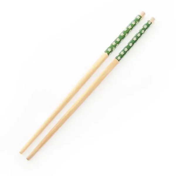 Paquet de 1 Paire de Baguettes Réutilisables en Bambou Naturel 24cm – Fait Main, Idéales pour Sushi et Hot Pot – Image 10