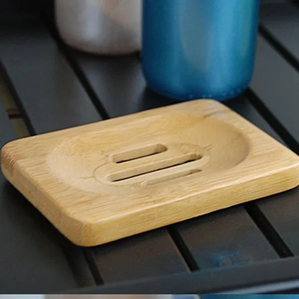 GOALONE Natural Bamboo Soap Dish Original Ecological Wooden Soap Dish Holder Container Tray Bathroom Home Decoration Accessories – Image 18