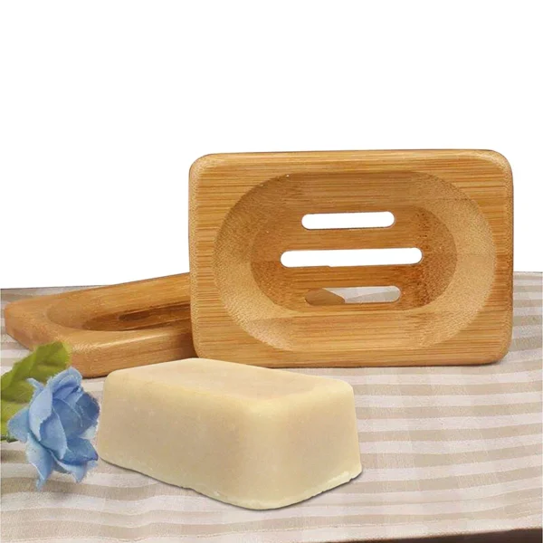 GOALONE Natural Bamboo Soap Dish Original Ecological Wooden Soap Dish Holder Container Tray Bathroom Home Decoration Accessories – Image 15